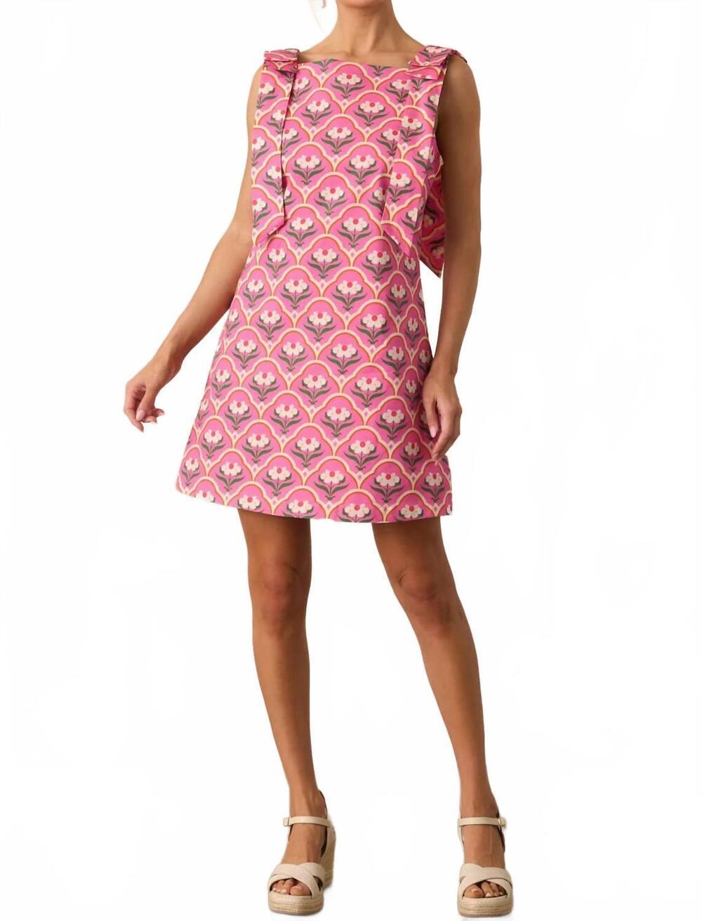 NEW ENTRO someone so lovely mini dress in pink